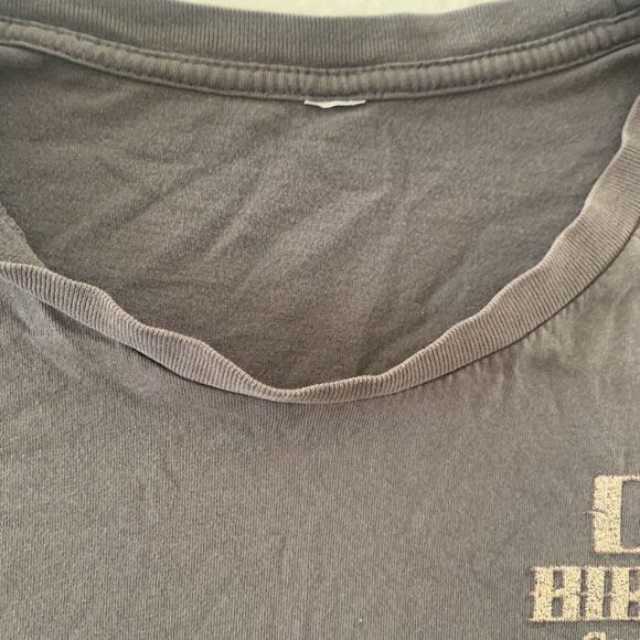 Ohio Bike Week Skull Print Y2K Grunge T Shirt Men Size M Color Black With Flaws‎ - Picture 3 of 16